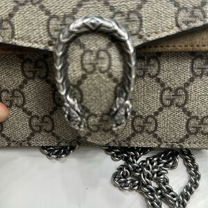 Gucci Beige Patterned Shoulder Bag
